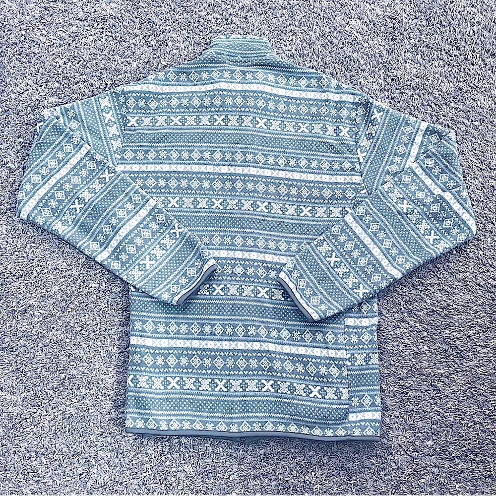 Uniqlo - Fleece Scandi Pattern Zip Front Jacket Women’s Medium HOST PICK❄️❄️❄️❄️ - Picture 5 of 6